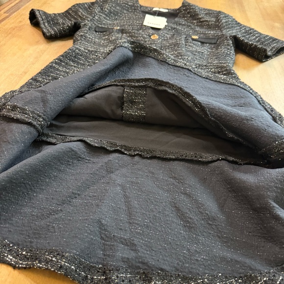 Sandro Gwendoline Tweed Dress Size‎ 36/ US 4 - Picture 13 of 15